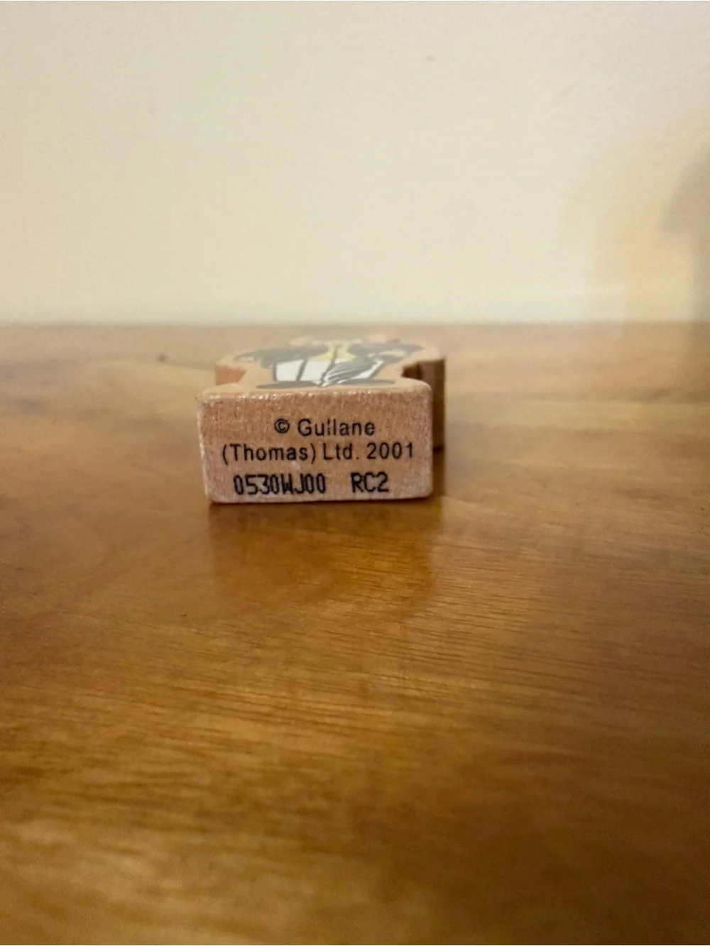 2001 Thomas And Friends Sir Topham Hatt Vintage Wooden Block Railway Figure